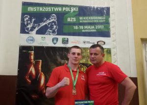 Brąz Mienciuka w Akademickich Mistrzostwach Polski w Kick-Boxingu