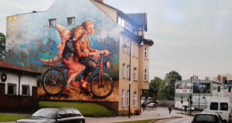 Nowy mural w Szczecinku w ramach Art Pikniku