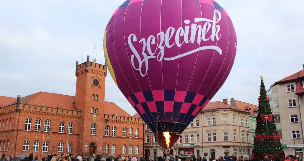 Zaprezentowano balon reklamujący Szczecinek