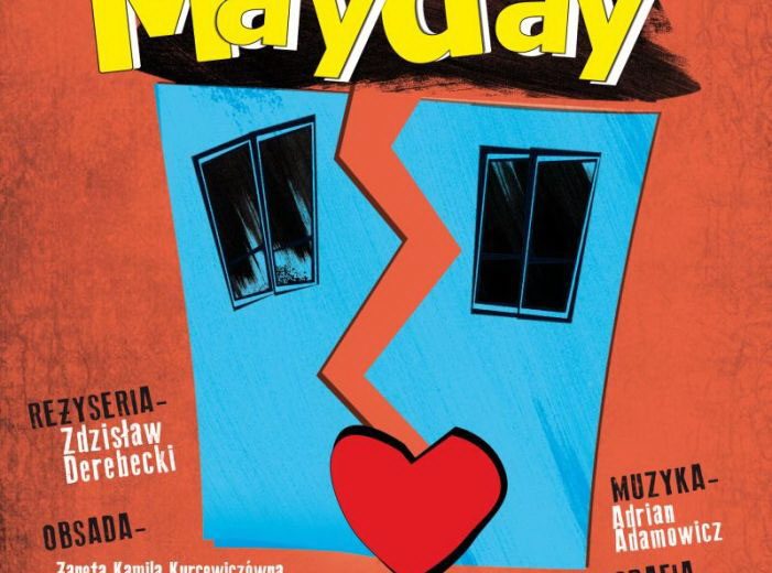 Aktorzy Bałtyckiego Teatru Dramatycznego w spektaklu ,,Mayday” 16 kwietnia w Szczecinku