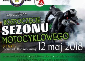 Szczecinecka Grupa Motocyklowa zaprasza 12 maja na Rozpoczęcie Sezonu Motocyklowego