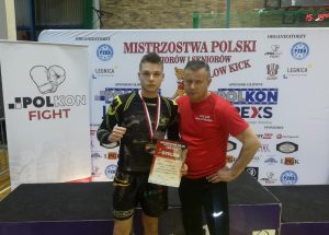 Dawid Czapiewski brązowym medalistą Mistrzostw Polski Juniorów w kick-boxingu
