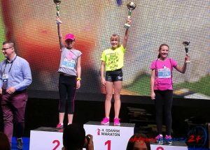 Julia i Daria Baran z MKL Szczecinek na podium w 4. Gdańsk Maratonie