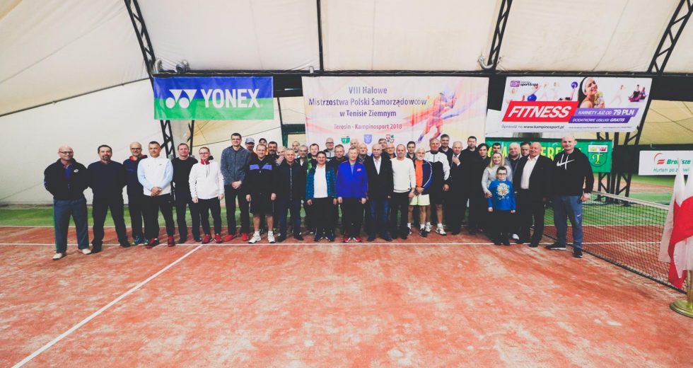 VIII Halowe Mistrzostwa Polski Samorządowców w Tenisie Ziemnym Teresin 2018r