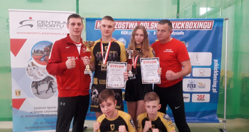 Zawodnicy KSW Szczecinek zdobyli tytuły Mistrzów Polski w kick-boxingu