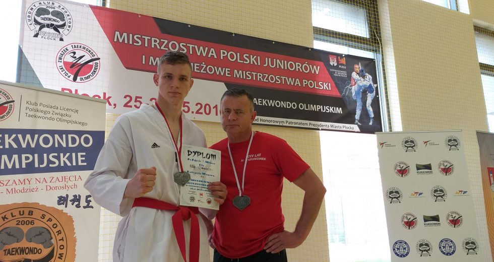 Filip Chmera (KKT Bałtyk Koszalin) młodzieżowym wicemistrzem Polski w taekwondo olimpijskim