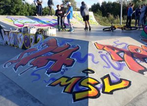 Skateplaza w Szczecinku nabrała kolorów